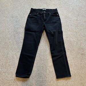 Loft, The Girlfriend, Black Jeans, Size 10